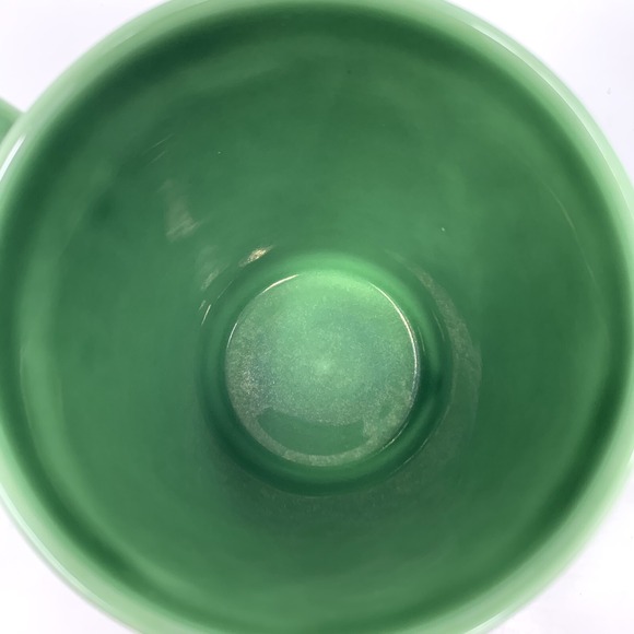 Set of 2 Vtg STARBUCKS Chaleur 16oz Green Mugs Mermaid/Tribal Island Symbols - Picture 9 of 11